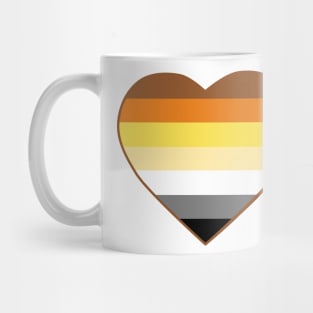 Pride Flag Heart bear Mug